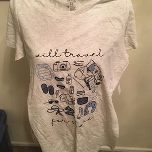 NWT Hue Summer tee shirt 👙🌻🏝size small